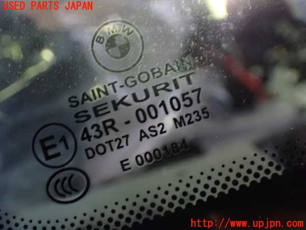 1UPJ-9232161382]BMW 320d ツーリング F31(3D20)左クォーターガラス SEKURIT M235 中古_2