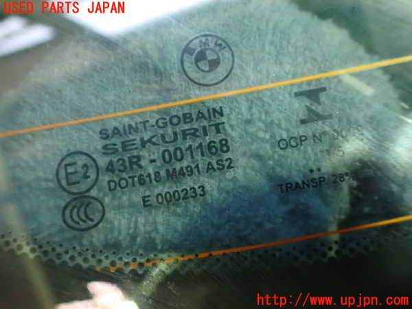 1UPJ-9232161582]BMW 320d ツーリング F31(3D20)バックドアガラス リアゲートガラス SEKURIT M491 中古_3