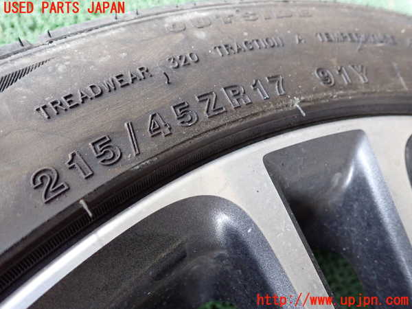 1UPJ-9232199037]８６(BRZ)(ZN6)タイヤ　ホイール　1本② 215/45ZR17 中古_2