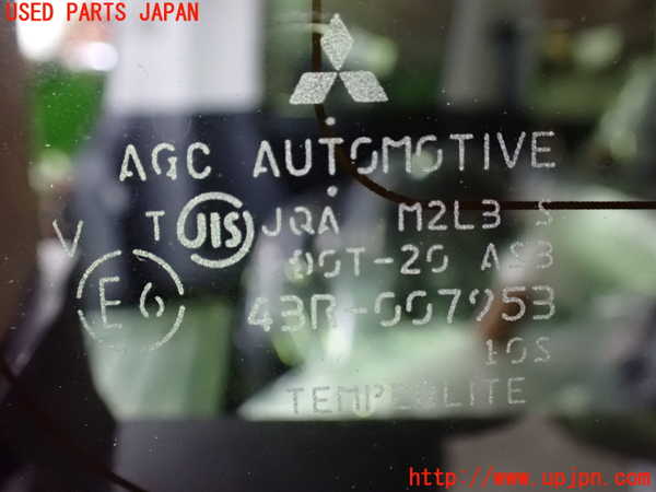 1UPJ-9232201380]デリカD：5(CV1W)右クォーターガラス M2L3 中古_2