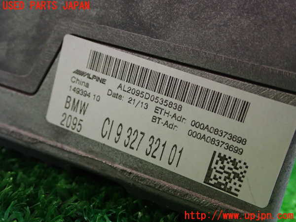 1UPJ-9232216589]BMW X3(WY20 F25)カーナビゲーション HDD 中古_3