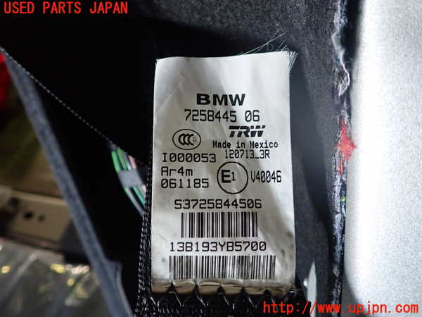1UPJ-9232217185]BMW X3(WY20 F25)左2列目シートベルト 中古_3