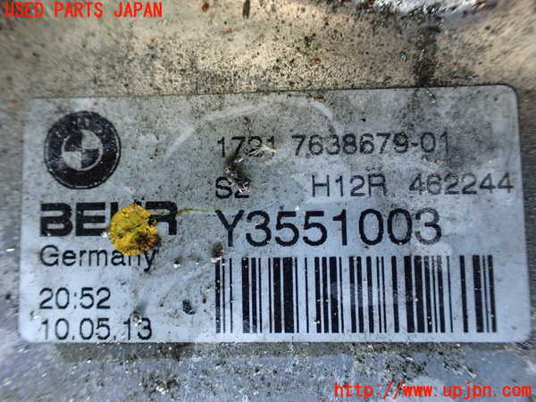 1UPJ-9232222482]BMW アクティブハイブリッド7(AH7)(YA30) F04オイルクーラー2 中古_3