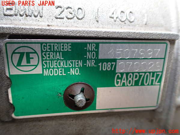 1UPJ-9232223010]BMW アクティブハイブリッド7(AH7)(YA30) F04ミッション AT N55B30A-M230 中古_3
