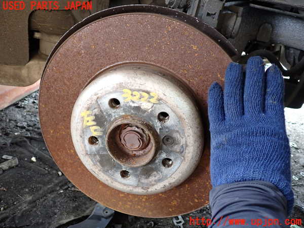 1UPJ-9232224305]BMW アクティブハイブリッド7(AH7)(YA30) F04左リアナックルハブ 中古_2