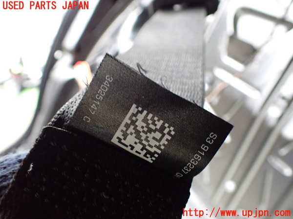1UPJ-9232227155]BMW アクティブハイブリッド7(AH7)(YA30) F04右2列目シートベルト 中古_2