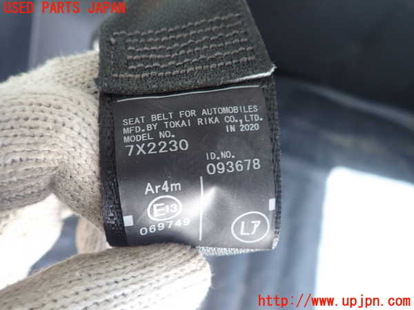 1UPJ-9232237185]プロボックス バン ハイブリッド(NHP160V)左2列目シートベルト 中古_2