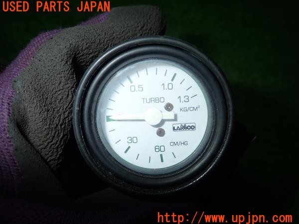 3UPJ=9232240556]インプレッサ WRX-STi VersionV(GC8 F型)純正オプション LAMCO ラムコ 機械式ブースト計 中古_4