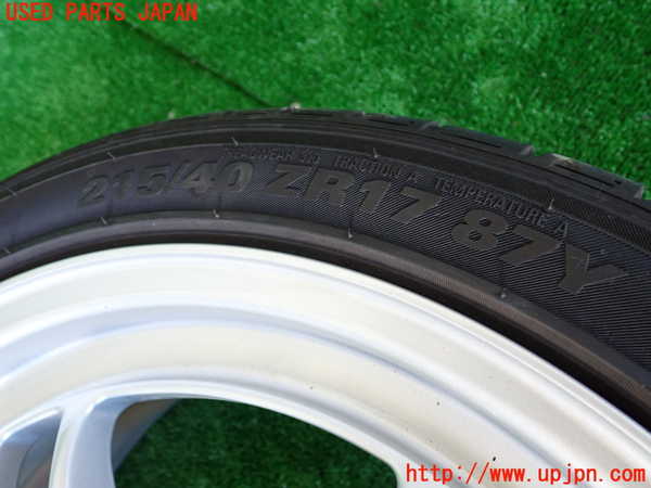 1UPJ-9232249036]インプレッサ F型 WRX-STi(GC8)タイヤ　ホイール　1本① 215/40ZR17 中古_2