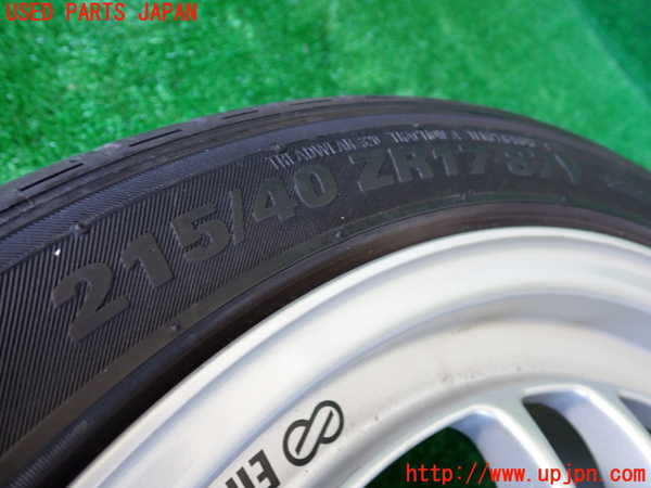 1UPJ-9232249037]インプレッサ F型 WRX-STi(GC8)タイヤ　ホイール　1本② 215/40ZR17 中古_2