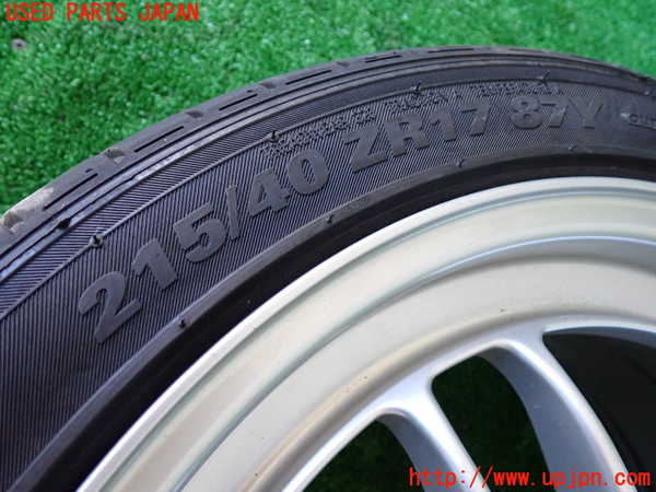 1UPJ-9232249038]インプレッサ F型 WRX-STi(GC8)タイヤ　ホイール　1本③ 215/40ZR17 中古_2