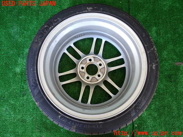 1UPJ-9232249038]インプレッサ F型 WRX-STi(GC8)タイヤ　ホイール　1本③ 215/40ZR17 中古_4