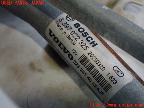 2UPJ-9232256770]ボルボ・EC40(C40 リチャージ)(XE400RXCE)フロントワイパーモーター 中古_2