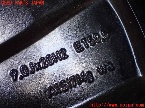 2UPJ-9232259053]ボルボ・EC40(C40 リチャージ)(XE400RXCE)タイヤ　ホイール　1本③ 255/40R20 中古_4
