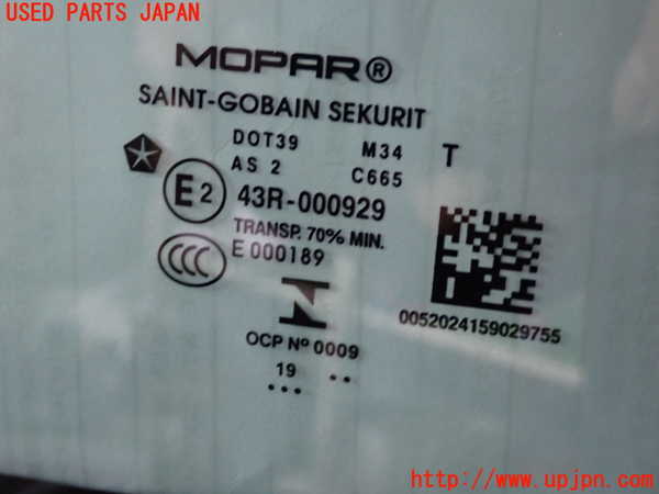 2UPJ-9232261260]ジープ・レネゲード(BV13PM)左前ドア (43R-000929 M34) 中古_2