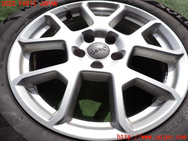 2UPJ-9232269037]ジープ・レネゲード(BV13PM)タイヤ　ホイール　1本② 215/60R17 中古_3