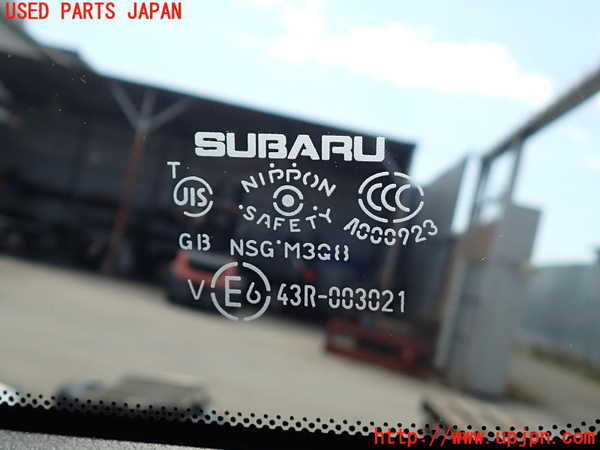 2UPJ-9232271380]レガシィ ワゴン(BRM)右クォーターガラス (43R-003021) 中古_3
