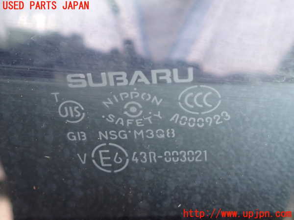 2UPJ-9232271382]レガシィ ワゴン(BRM)左クォーターガラス (43R-003021) 中古_3