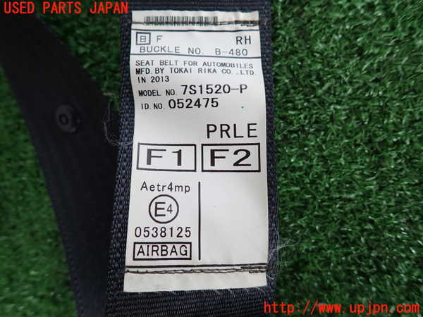 2UPJ-9232277045]レガシィ ワゴン(BRM)運転席シートベルト 中古_4