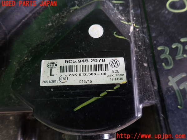 2UPJ-9232321536]VW ザ･ビートル(16CPL)左テールランプ 中古_3
