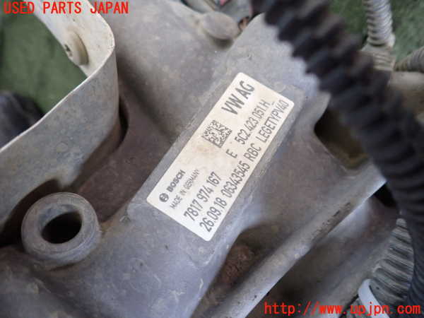 2UPJ-9232324235]VW ザ･ビートル(16CPL)パワステギアボックス 中古_4
