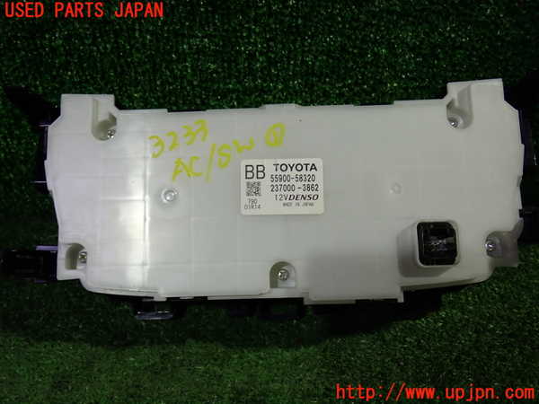 1UPJ-9232336066]アルファードハイブリッド(ATH20W)エアコンスイッチ1 中古_2