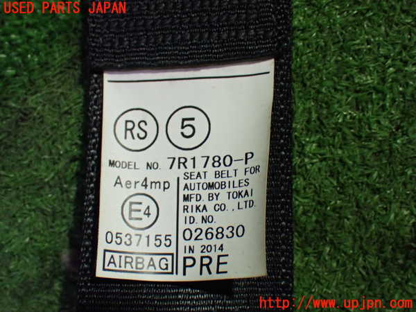 1UPJ-9232337045]アルファードハイブリッド(ATH20W)運転席シートベルト 中古_3