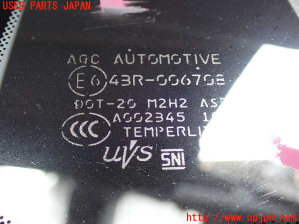 2UPJ-9232351382]GR86(BRZ)(ZN8)左クォーターガラス 中古(43R-006708 M2H2)_3