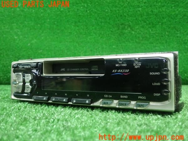 3UPJ=9232360512]カローラレビン GT APEX(AE92)JVC カセットデッキ KS-RX230 難有 中古_4