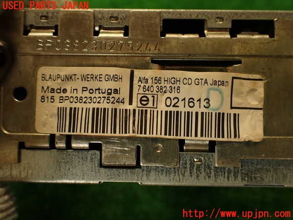 2UPJ-9232376480]アルファロメオ・156 GTA(932AXB)CDプレーヤー 中古_4