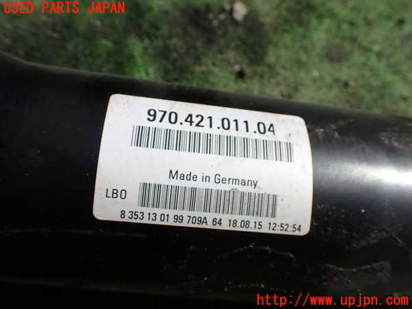 1UPJ-9232383410]ポルシェ・パナメーラ S E-ハイブリッド(970CGEA)リアプロペラシャフト 中古_2