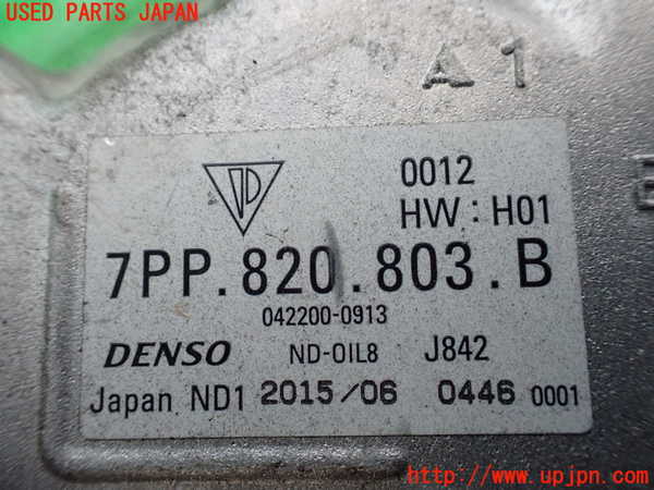 1UPJ-9232386025]ポルシェ・パナメーラ S E-ハイブリッド(970CGEA)エアコンコンプレッサー 中古_3