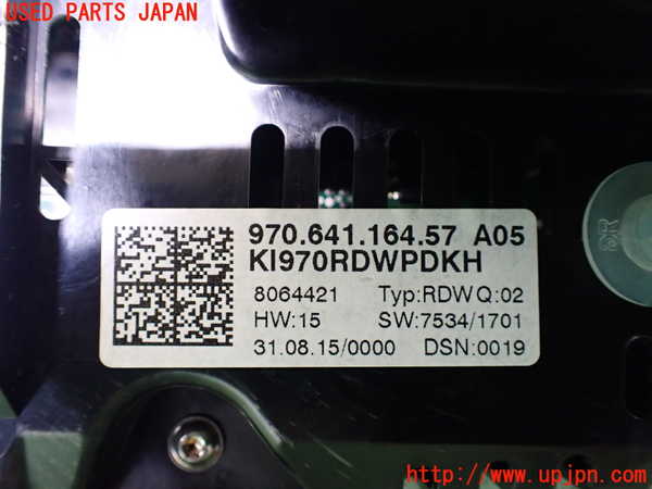 1UPJ-9232386170]ポルシェ・パナメーラ S E-ハイブリッド(970CGEA)スピードメーター 中古_4