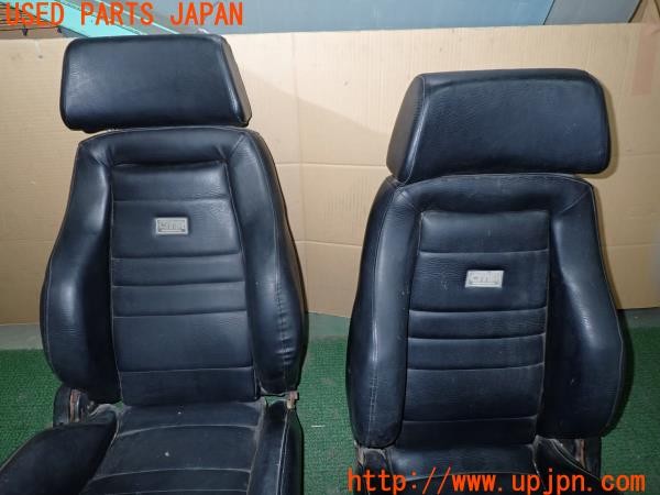 3UPJ=9232390609]三菱 ジープ(J59)CHECKMAN RACING CMR シートセット セミバケット 運転席 助手席 レール付き 中古_2