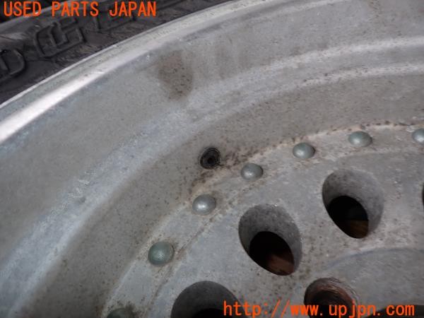 3UPJ=9232390916]三菱 ジープ(J59)社外 ホイール 15×8.5J? オフセット不明 PCD139.7 5穴 4本 中古_4