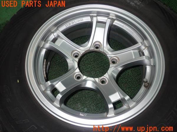 3UPJ=9232400916]ジムニーシエラ(JB43W 8型)WEDS KEELER ホイール 15×5.5J +5 PCD139.7 5穴 1本 中古_3