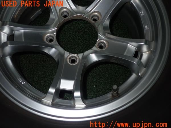 3UPJ=9232400916]ジムニーシエラ(JB43W 8型)WEDS KEELER ホイール 15×5.5J +5 PCD139.7 5穴 1本 中古_4