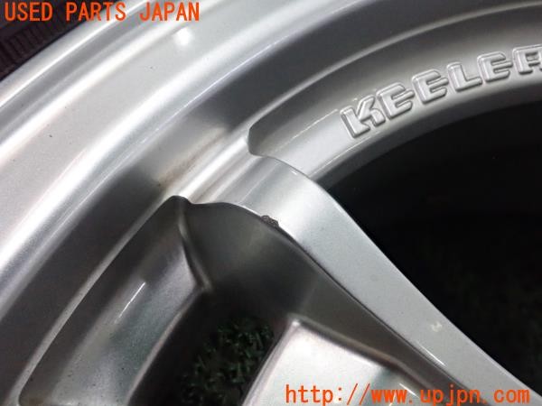 3UPJ=9232400962]ジムニーシエラ(JB43W 8型)WEDS KEELER ホイール 15×5.5J +5 PCD139.7 5穴 2本 中古_3