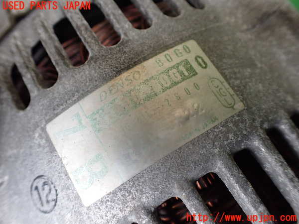 1UPJ-9232406015]ジムニー シエラ(JB43W)オルタネーター(ダイナモ) 中古_4
