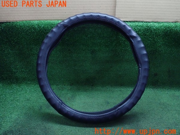3UPJ=9232410001]ヴェルファイア ハイブリッド(AYH30W)社外 ハンドルカバー ステアリングカバー 中古_3