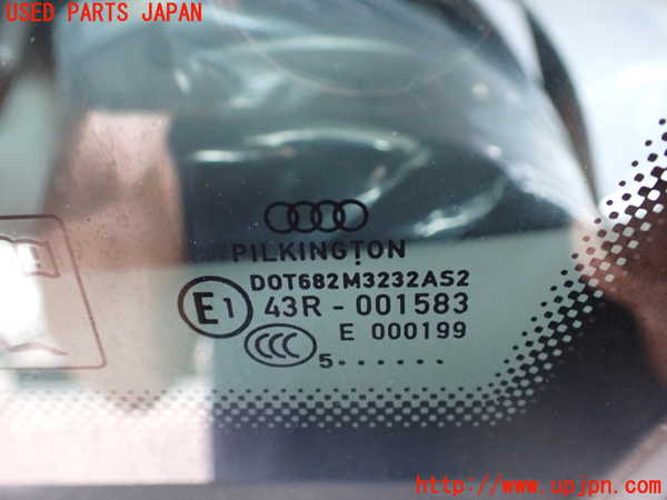 2UPJ-9232451380]アウディ・A1 スポーツバック(8XCHZ)右クォーターガラス (43R-001583 M3232) 中古_2