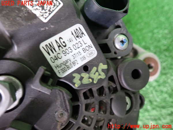 2UPJ-9232456015]アウディ・A1 スポーツバック(8XCHZ)オルタネーター(ダイナモ) 中古_3