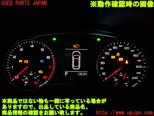 2UPJ-9232456170]アウディ・A1 スポーツバック(8XCHZ)スピードメーター 中古_4