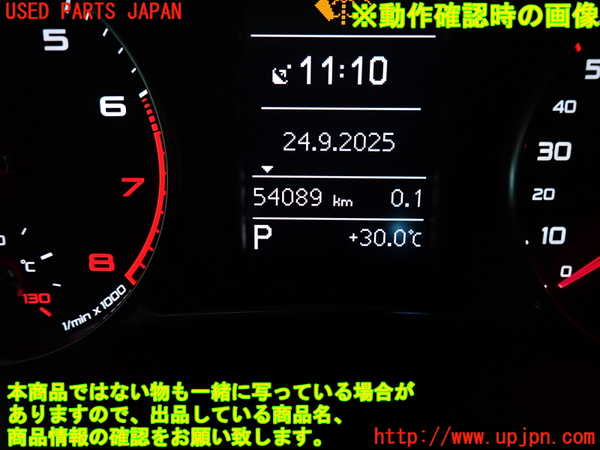 2UPJ-9232456170]アウディ・A1 スポーツバック(8XCHZ)スピードメーター 中古_5