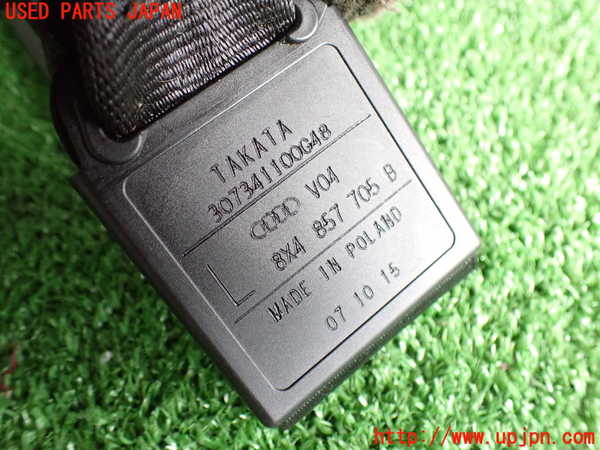 2UPJ-9232457075]アウディ・A1 スポーツバック(8XCHZ)助手席シートベルト 中古_2