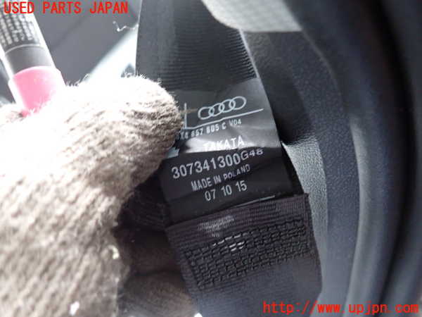2UPJ-9232457185]アウディ・A1 スポーツバック(8XCHZ)左2列目シートベルト 中古_2