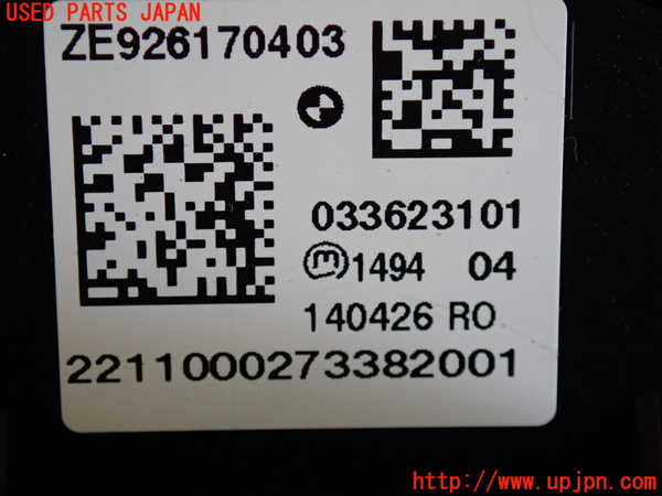 2UPJ-9232466306]BMW 116i(1A16)(F20)スイッチ1 (iDrive コントロール) 中古_3