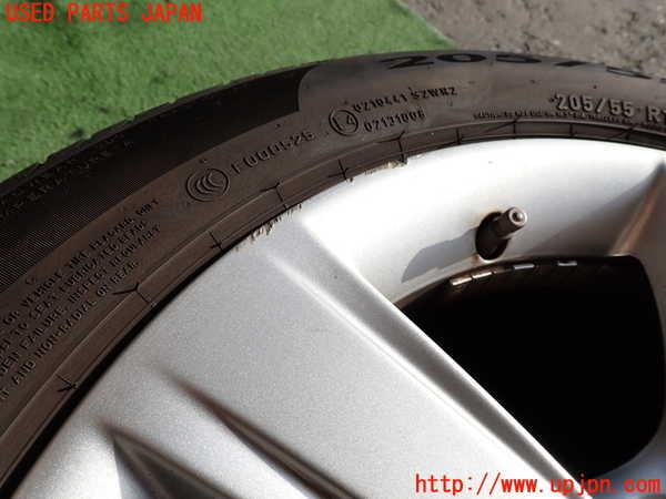 2UPJ-9232469034]BMW 116i(1A16)(F20)タイヤ　ホイール　1本④ 205/55R16 中古_3