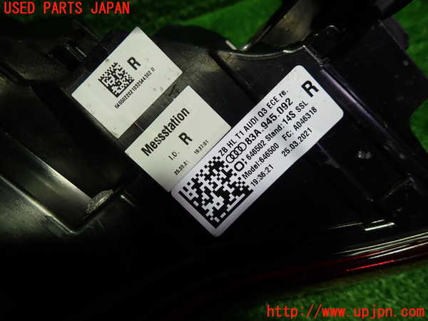 1UPJ-9232481530]アウディ・Q3 スポーツバック(F3DPC)右テールランプ 中古_2