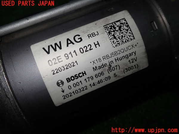 1UPJ-9232486010]アウディ・Q3 スポーツバック(F3DPC)セルモーター 中古_2